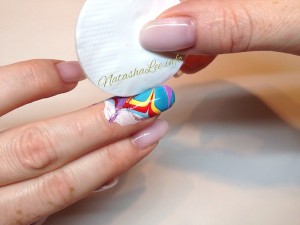 How To Clean The Polish Off The Skin When Water Marbling