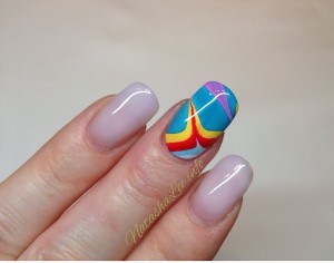 Easy Water Marble Nail Art