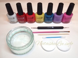 Tools For Easy Water Marble Nail Art