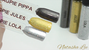 holographic silver gold nail glitter