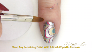 Perfect Water Marbling nails