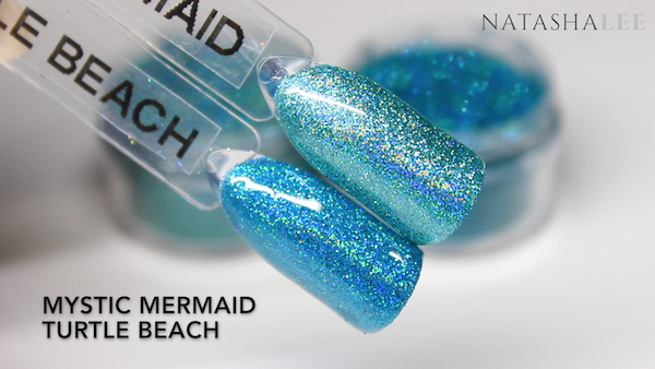 holo glitter mermaid swatches